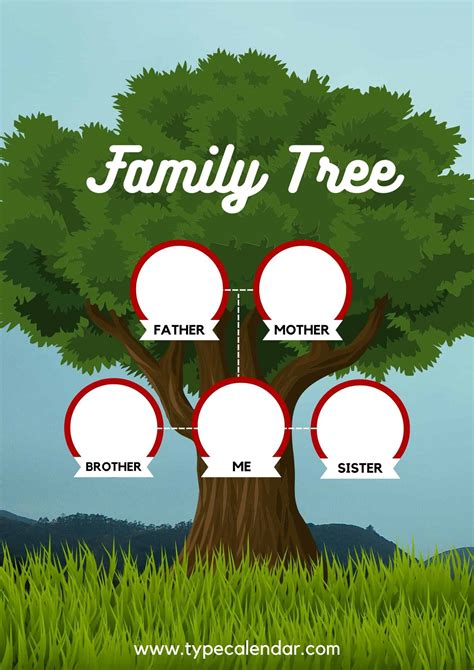 Free Editable Family Tree Maker Templates.